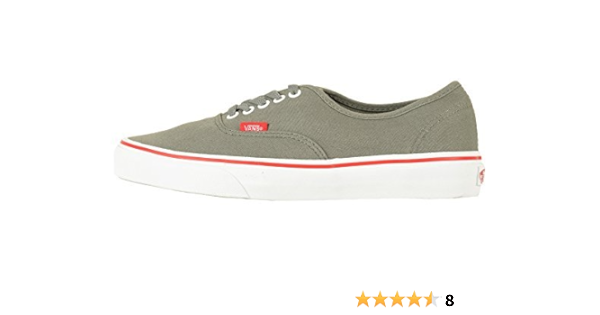 grey and red vans