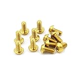 ProRuck M5x10mm Titanium Ti Bolts for MTB Disc Brake Rotors, Bicycle Brake Disc Titanium Torx T25 Screws