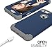 Maxcury iPhone 6 Plus Case iPhone 6s Plus Case, Hybrid Heavy Duty Shockproof Full-Body Protective Case with Three Layer Impact Protection for Apple iPhone 6s Plus 5.5 inch - Navy and Dk Grey