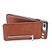 iphone 7 Plus Wallet Case,iphone 8 Plus Card Holder Case,Shockproof Leather Case with Credit Card Holder Slot Zipper Pocket Wallet for Apple iphone 7 Plus/8 Plus 5.5 Inch - Brown