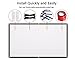 OWLENZ 100- inch 16:9 Portable Projector Screen Simple Wall Mounted Front & Rear Window Projection Screen Flexible Cloth Indoor Outdoor Backyard Theater Suitable for HDTV/Sports/Movies/Presentations