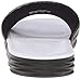 Nike Women's Benassi Solarsoft Slide Sandal, Black/White, 7 B US