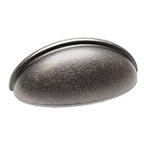 5 Pack - Cosmas 783WN Weathered Nickel Cabinet Hardware Bin Cup Drawer Cup Pull - 3