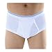 Wearever Incontinence Underwear for Men - Reusable & Washable Men's Bladder Control Briefs with Regular Absorbency - Leak Proof Underwear 150 ml (Pack of 3) (White) (L)