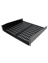 StarTech Black Standard Universal Server Rack Cabinet Shelf