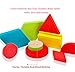 Wooden Pattern Blocks Set Early Geometry Shape Puzzle Early Classic Educational Toy Montessori Tangram Toys Manipulative Shape Puzzle Brain Teasers Best Gift for Kids Toys