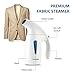 Homega Garment Steamer 180ml Capacity Hand Steamer for Clothes Heats Up in 2min - Portable Steamer Ideal for Home & Travel with Automatic Shut Off System - Travel Pouch & Protective Glove Included