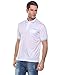 Coofandy Mens Casual Short Sleeve Contrast Striped Classic-Fit Golf Polo Shirt
