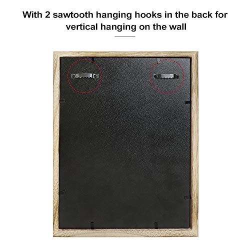LadyRosian - 8x10 Display Case Shadow Box Frame with Linen Background and 4 Stick Pins Memento Photos Wedding Memory Box