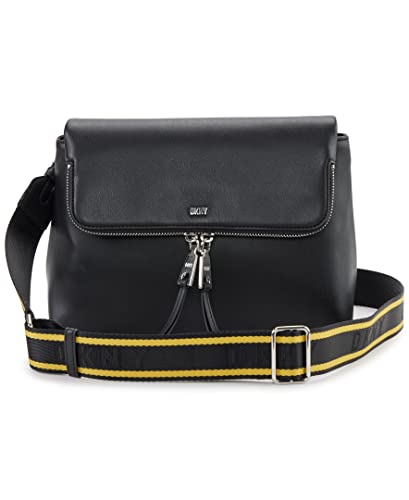 Borsa a tracolla Pandora, Nero/argento, Medium