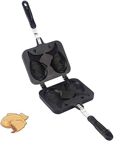 LCSJ DIY Waffle Maker Fish-Shaped Cake Bakeware Pan Squid Burning Non-Stick Pancake Maker Baking Mold