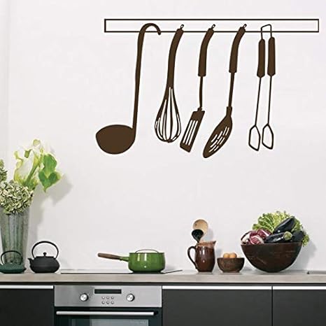 QIANGTIE DIY Cocina Creativa Pegatinas de Pared decoración para el