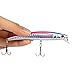 Yogayet Fishing Jigs - Salwater 3D Minnow Fishing Lures Freshwater Saltwater Fishing Lures Bass Lures Lead Fishing Spoons Jigging Lures 10pcs-4.5