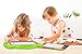 Leo & Tomi Large Magnetic Drawing Board for Kids & Toddlers | 2019 New Colorful Set Includes Big Erasable Magna Doddle + Small Magic Aqua Doodle Mat, Sketching Pad for Learning & Writing