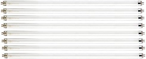 Sterl Lighting – 54 Watt G5 Mini 2 Pin Base 120/220 Volts 45.23Inch 4320Lm Manufacturing Facility Straight Display Case T5 Light Replacement Fluorescent Bulbs Tube F54T5/CW 4100K White – 8 Pack