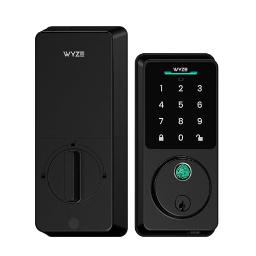 Wyze Auto-Lock Bolt v2, Fingerprint Keyless Entry Smart Lock, AI Learning Scanner with Wi-Fi Front Door Lock Deadbolt, Auto-Lock, 8 Months Battery, BHMA2, IP53, Anti-Peep Keypad, Backup Keys Wyze Auto-Lock Bolt v2, Fingerprint Keyless Entry Smart Lock, AI Learning Scanner with Wi-Fi Front Door Lock Deadbolt, Auto-Lock, 8 Months Battery, BHMA2, IP53, Anti-Peep Keypad, Backup Keys