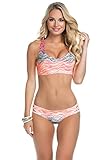 Becca by Rebecca Virtue Women's Cosmic Racerback Bikini Top (D+ Cup)