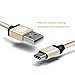 USB C, Type C iOrange-E 10ft(3M) Braided Cable with Aluminum Connector for 2015 Apple New Macbook, OnePlus 2, Nexus 6P, 5X, Lumia 950, Nokia N1 Tablet and Other USB Type C Devices, Gold