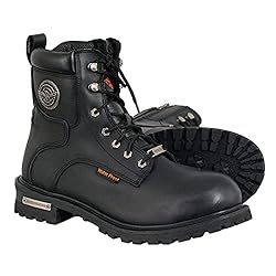 Milwaukee Leather MBM9096WP Men's Black Leather