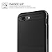 iPhone 8 Plus Case, (Gardien - Black Metallic) Tough Rugged Protection Full Body Cover (Slim Fit Dual Layer) Heavy Duty Armor Defender Bumper for Apple Mobile Accessories - 2017 by Lumion