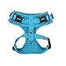 Authentic Puppia RiteFit Harness with Adjustable Neck, Sky Blue, Small