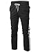 Ohoo Mens Slim Fit Lightweight Training Active Sweatpant