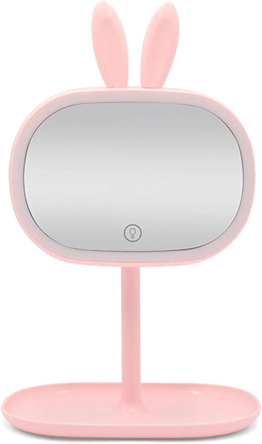 Espejo Escritorio Espejo de baño con iluminación LED y pantalla táctil