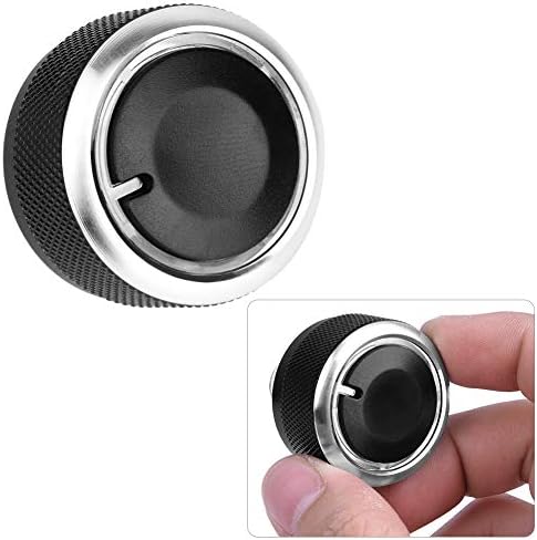 Aluminum Car Air-Condition Control Panel Switch Knob Suitable for VW Golf 5 MK5 2005-2009 3pcs/Set