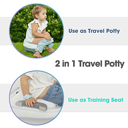 PottyWin Portable Potty Seat for Toddlers Soft, PU Cushioned Kids
