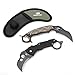 MOSSY OAK Karambit Knife Set 2-Piece, Folding Tactical and Fixed Blade Knife with Sheath