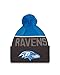 New Era NFL Baltimore Ravens 2015 Snapshot Sport Knit, Snapshot Blue/Graphite, One Size