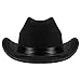 Cowboy Hat - Black Cowboy Hat for Kids - Western Cowboy Hat - Rodeo Costume Hat by Funny Party Hats