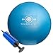 Tough Kiwi 9 Inch Pilates Ball with Pump - Mini Exercise Ball for Home Fitness | Use for Home Fitness, Stability, Barre, Pilates, Yoga, Core Training or Physical Therapy (Blue)