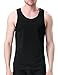 DAVID ARCHY Men's Tank Top Bamboo Rayon Undershirts Tank Shirt Moisture-Wicking A-Shirt for Men, 3-Pack (L, Black/Charcoal/Light Gray)