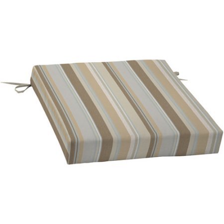 Durable and Luxurious Better Homes and Gardens Outdoor Dining Seat
Cushion, Neutral Stripe