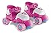 Fisher-Price Grow-with-Me 1,2,3 Roller Skates, Pink
