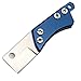 Ccanku C22 Folding Knife D2 Blade Knife TC4 Titanium Handle Camping Outdoor EDC Tool Knives(Blue-T) …