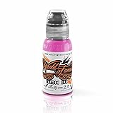 World Famous Tattoo Ink – Vegan-Friendly Professional Tattooing Inks – Paris Pink, 1/2 Ounce