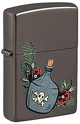 Zippo Moonshine Jug Design Black Ice Pocket Lighter