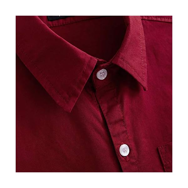 Spring&Gege Boys' Short Sleeve Dress Shirts Formal Uniform Woven Solid - Image 5