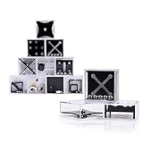 Fidget Puzzle Box, Popsky 10PCS Mini Brain Teaser Puzzle Box Mind Teaser Puzzle Cube for Kids Adults, Educational Fidget Toy Gift for Intelligence Development Stress Relief and Relax