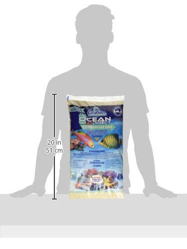 Carib Sea ACS000920 Ocean Direct Natural Live Sand for Aquarium, 20-Pound