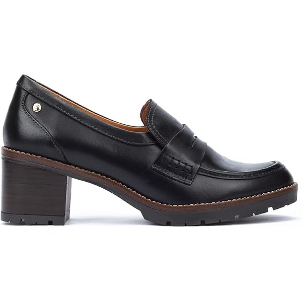 Amazon.com | PIKOLINOS Loafers Leather Aldaya for Woman Black