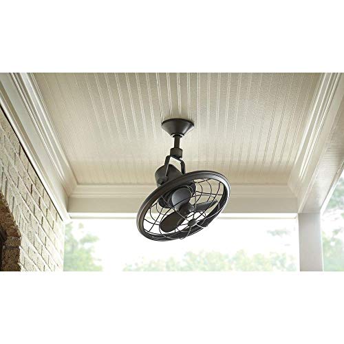 Home Decorators Collection Bentley II 18 Inch Indoor and Outdoor Tarnished Bronze Oscillating