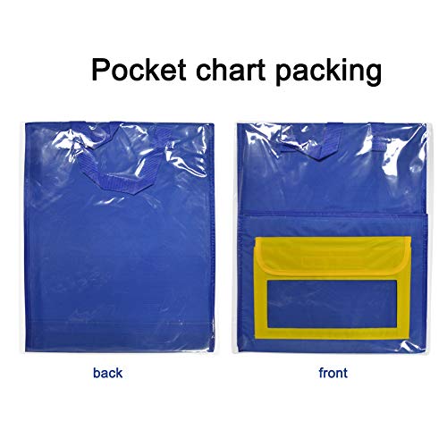 Godery Desktop Tabletop Pocket Chart Stand, Double Sided Small