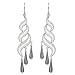 NOVICA .925 Sterling Silver Dangle Earrings with Teardrop Embellishments, Sterling Allure'