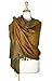Paskmlna Border Pattern Double Layered Reversible Woven Pashmina Shawl Scarf Wrap Stole (#13)
