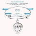 Birthday Gifts for Women, Essential Oil Diffuser Bracelet Aromatherapy Diffuser Locket Stainless Steel Bangle with 8 Colors Pads Romanda Jewelry for Women