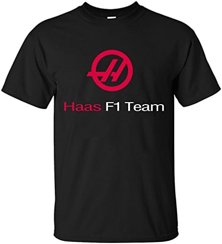 SKVV Men's Haas F1 Team logo T-Shirt black S
