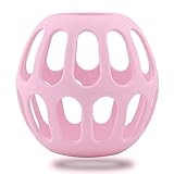 Kinps® High temperature resistant & organic material & Anti-drop and Anti-explosion Baby Bottle Holder baby Nursing Bottle Protector (Large, Pink)